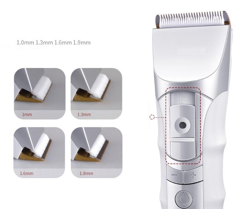Electric Hair Clippers 5 Speed Rechargeable LCD Display Haircut & Beard Trimmer Cordless Precision Trimmer