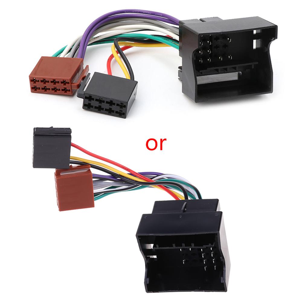 Adaptador de conector de cableado de Cable de plomo ISO de Radio estéreo de coche para Peugeot 207 307 407