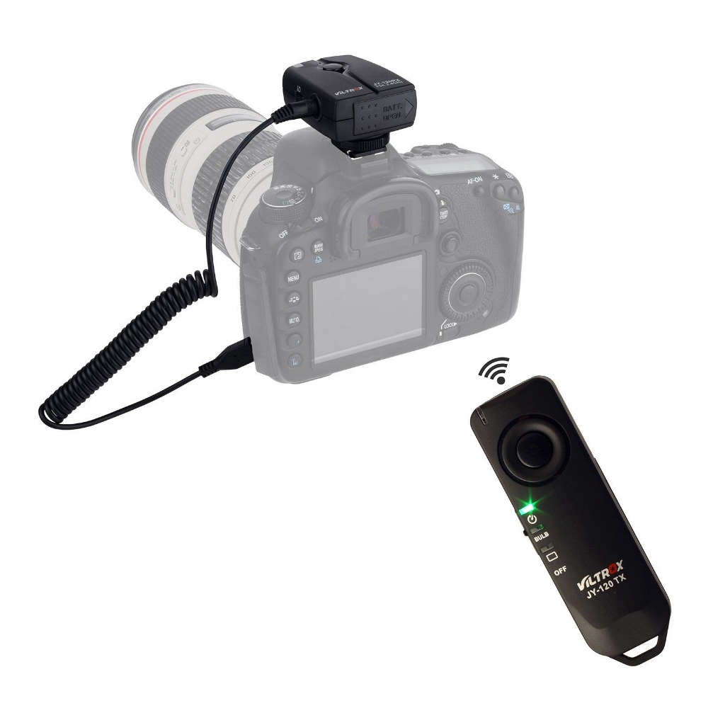 Viltrox trådløs fjernbetjening udløser til canon eos r/rp /90d/80d/77d/70d/800d/760d/700d/650d/200d ii /1500d/1300d/m5/m6