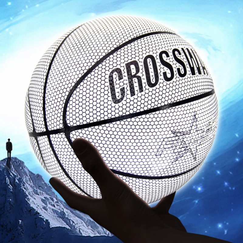 448d leuchtende, reflektierende basketballbälle der größe 7 pu für die nacht – ein leuchtender basketball als geburtstagsgeschenk