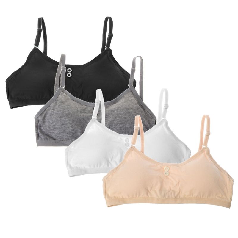 4 Stks/partij Meisjes Beha Kinderen Beha Voor Kinderen Tieners Training Vest Tieners Ondergoed