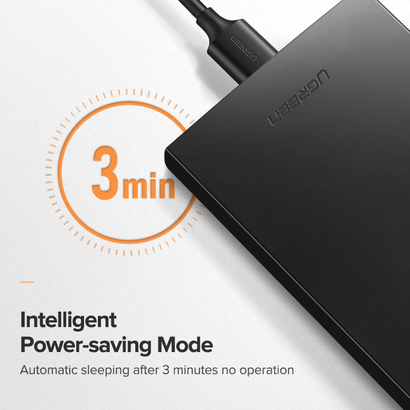 Ugreen 2.5 hdd fodral sata till usb 3.0 adapter extern hårddisk hölje för ssd disk hdd box fodral  hd 2.5 ssd fodral sata till usb