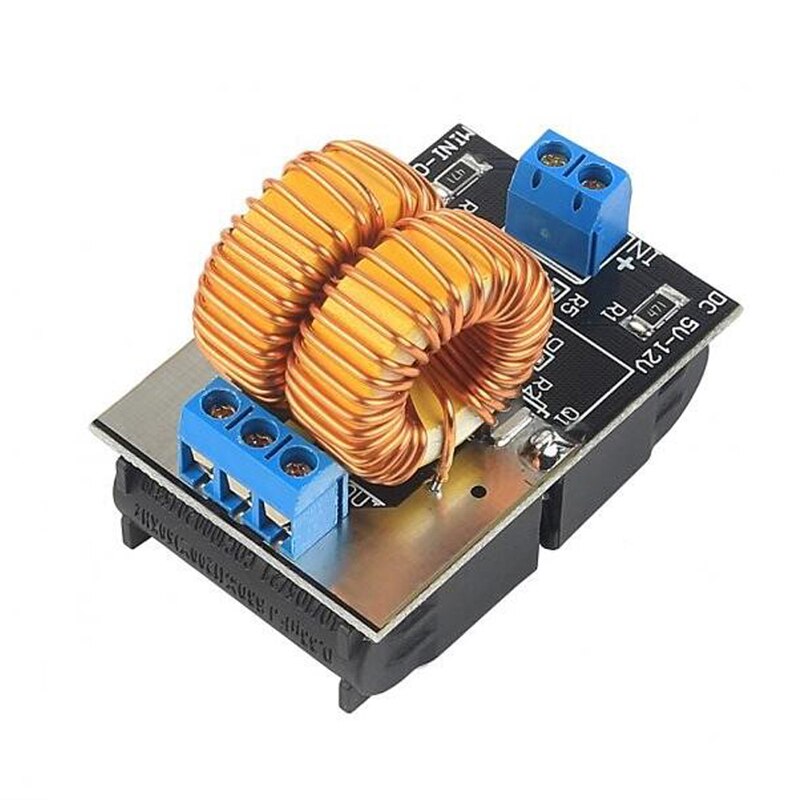 Mini placa de calefacción de inducción ZVS, 12V, 120W, controlador Flyback, calentador amplio, cocina artesanal, bobina de encendido