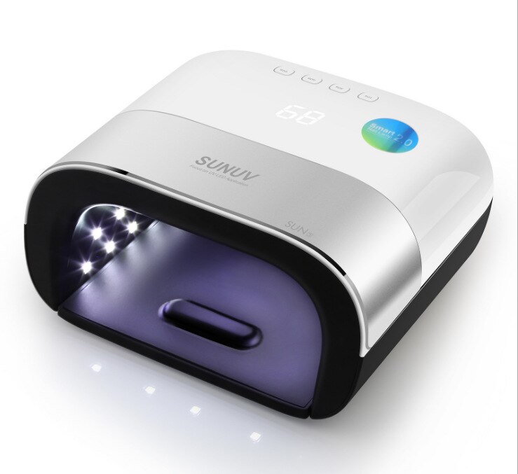 Lámpara UV LED de 48W para secado de uñas, 36 piezas, esmalte en Gel, temporizador inteligente, herramienta de manicura con Sensor automático