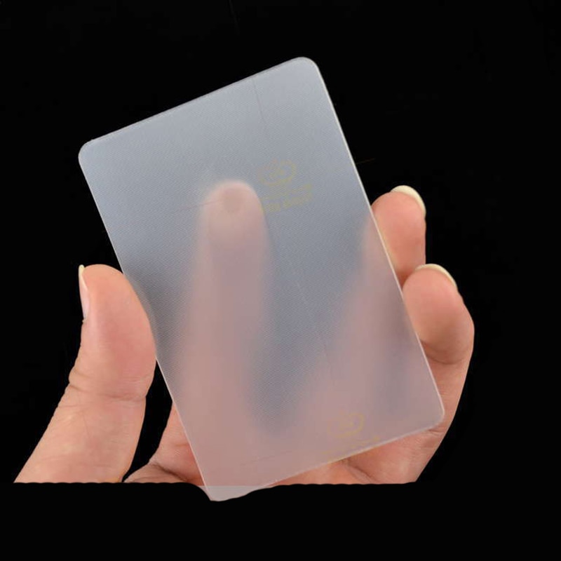 1pcs LUBORS LENS Card Perspective distortion close up street magic tricks kids Tricky Gimmick Easy To Do for Beginner