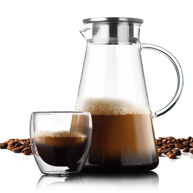 Kettle Glass Teapot Kitchen Utensils 1800 Ml Cookware High Temperature Explosion-Proof Large Capacity Boiling Water