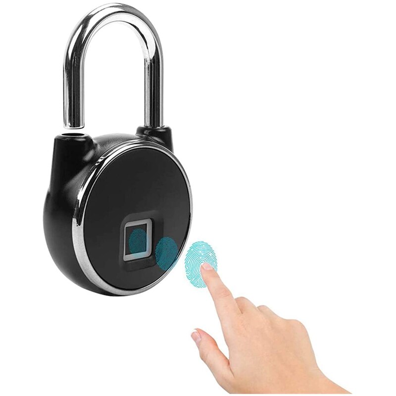 Fingerprint Smart Lock Tuya APP Bluetooth Waterproof Smart Lock USB Rechargeable Keyless Lock School Gym Locker Smart Lock