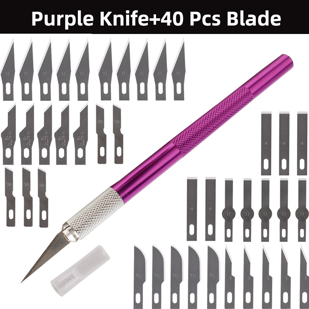 Diy Art Snijgereedschap Craft Snijden Kinfe Aluminium Hout Cutter Carve Mes Papier Cutter Diy Craft Naaien Snijgereedschap acces: F