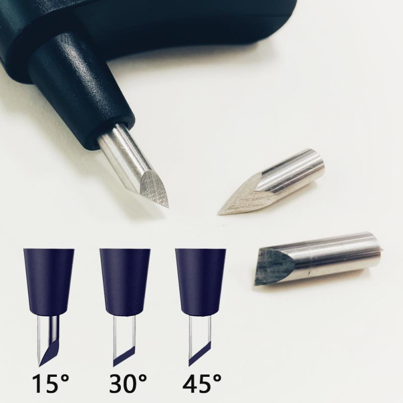 Craft Cutting Pen Tools 360 Degree Rotating Blade 3 Heads Stainless Steel Blade DIY Durable Portable Art Carving Cutter Knife