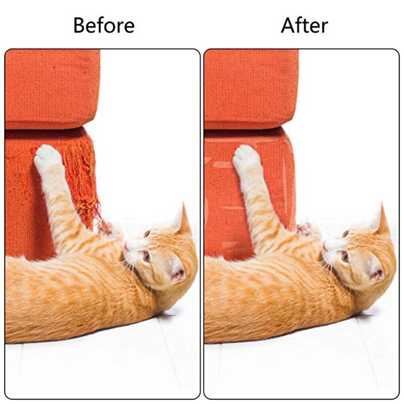 Protector de garra de gato para sofá, almohadillas de protección de gato que rasca muebles para tapicería, sillas de cuero reclinables