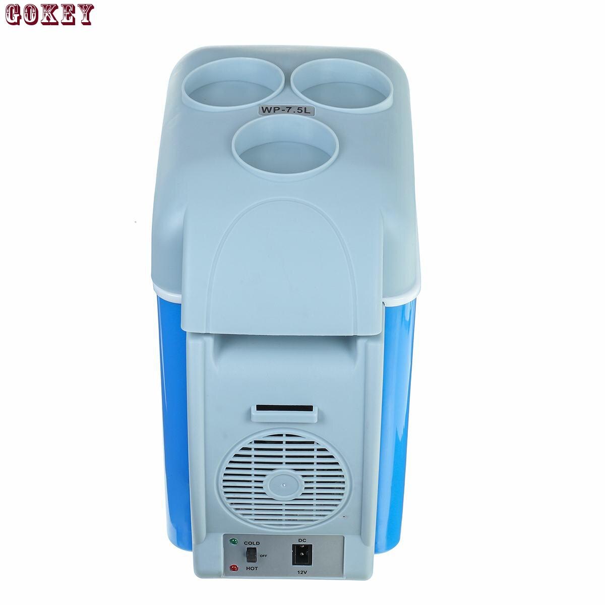 7.5L Refrigerator Cooler Warmer Freeze heating Fridge For Home Thermoelectric Electric Fridge Refrigerator Drink Cooking Tools