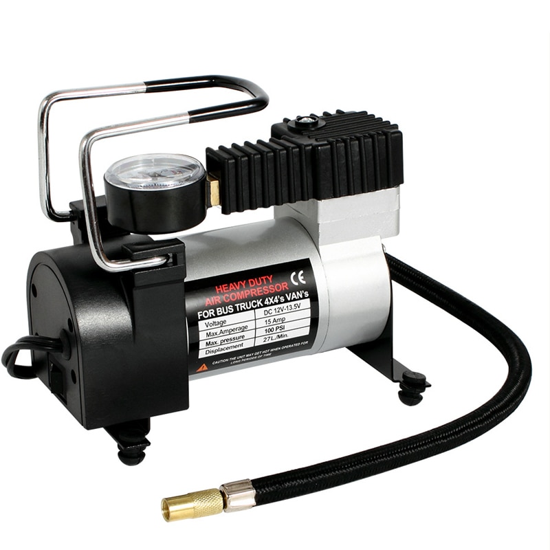 100PSI Super Flow Automobiel Auto compressor DC 12 V Auto Band Inflator Draagbare Automotive Compressor Elektrische Manometer