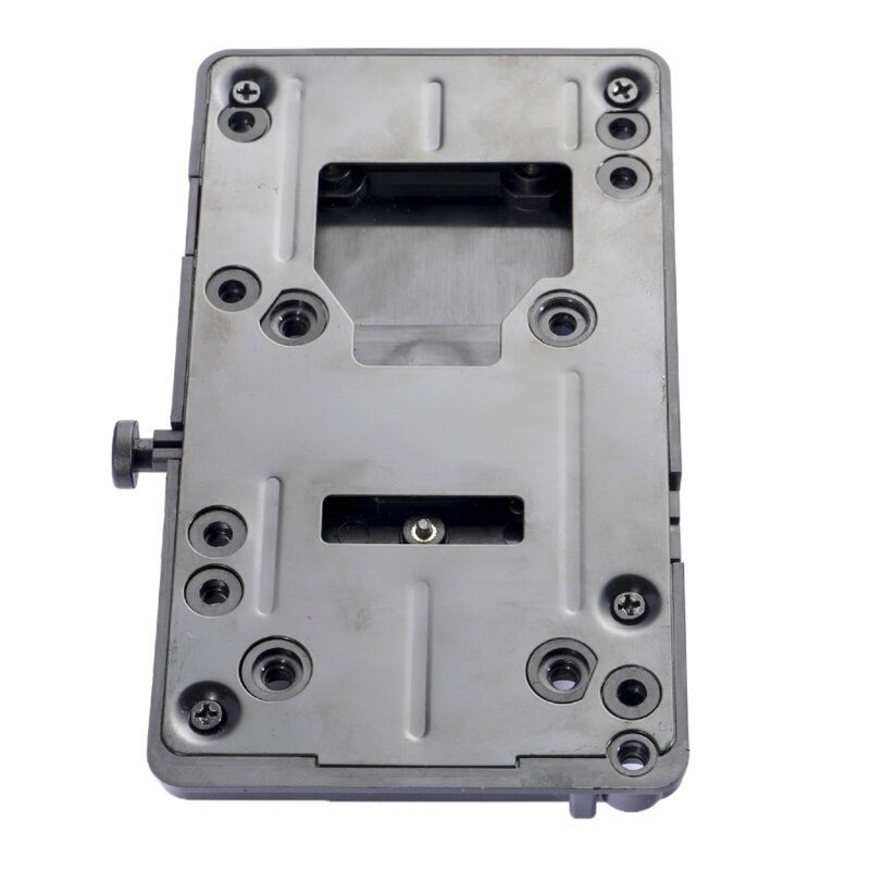 Metalen V-Mount Batterij Kruisje Quick Release Montage V-Lock Mount Plaat Met Schroeven Kit Voor Dslr Camera batterijen Bevestiging