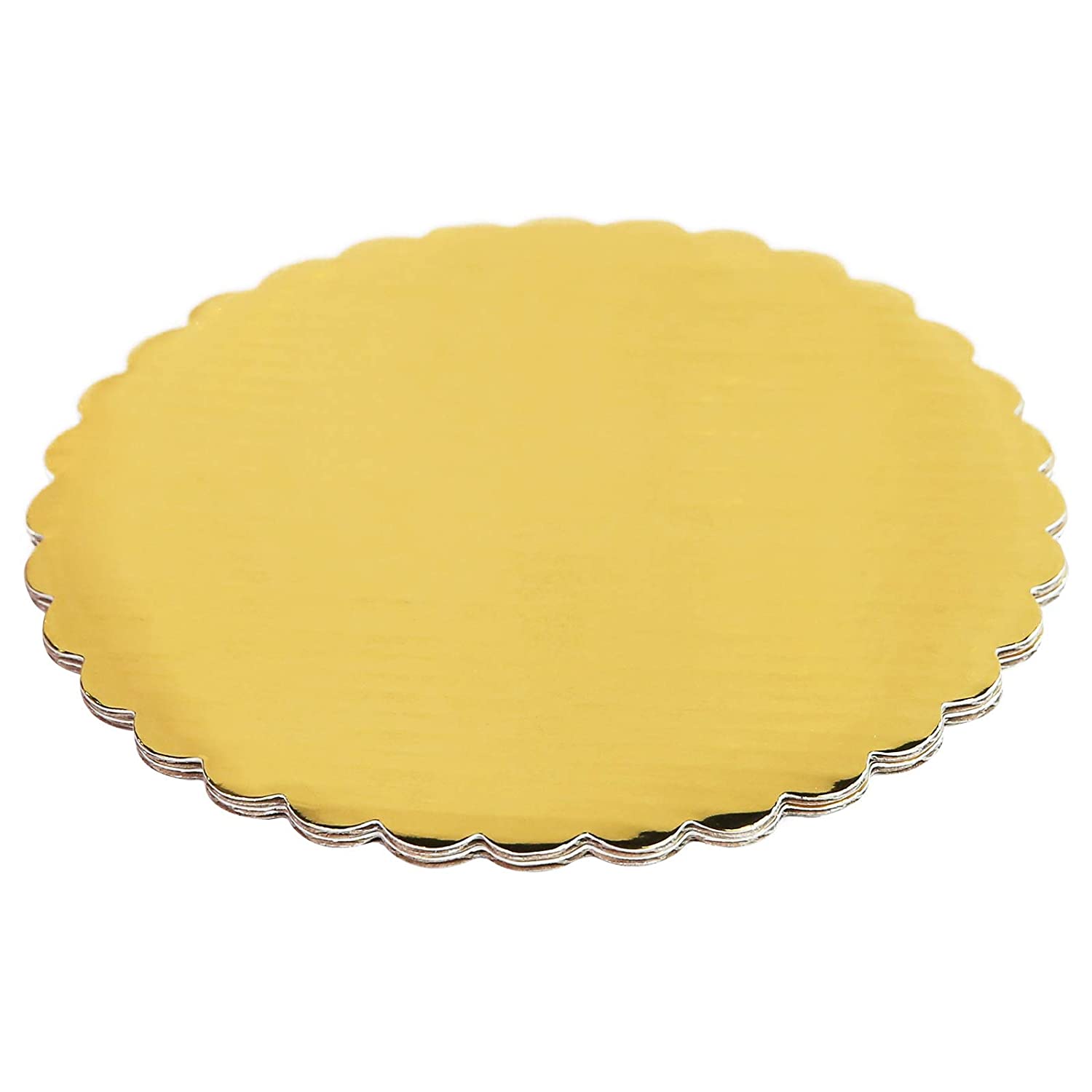 10 Pcs Gold Cakeboard Ronde, Wegwerp Cake Cirkel Base Boards Cake Plaat Ronde Gecoat Cirkel Cakeboard Base: 10 inches