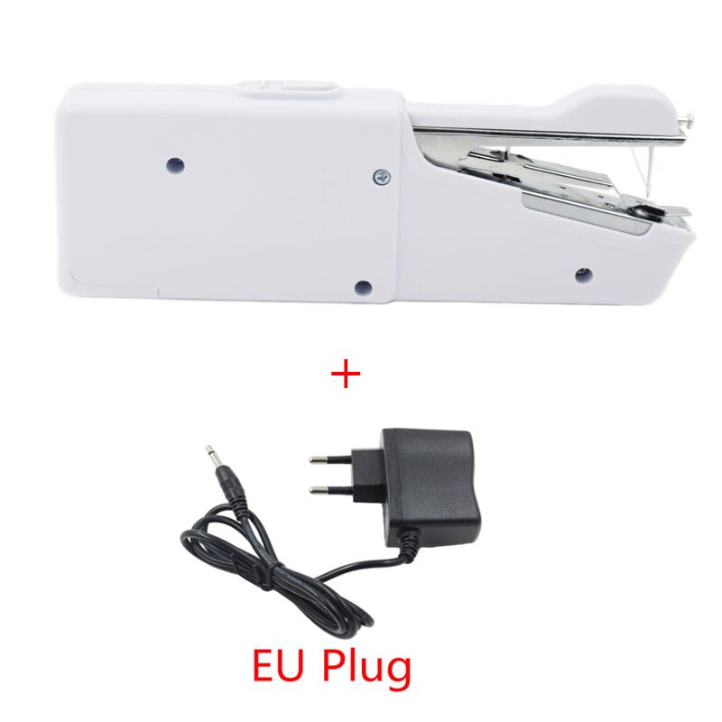 Portable Sewing Machine Mini Handheld Sewing Machine Cordless Electric Stitch Household Tool for Fabric Clothing Kids Cloth: F