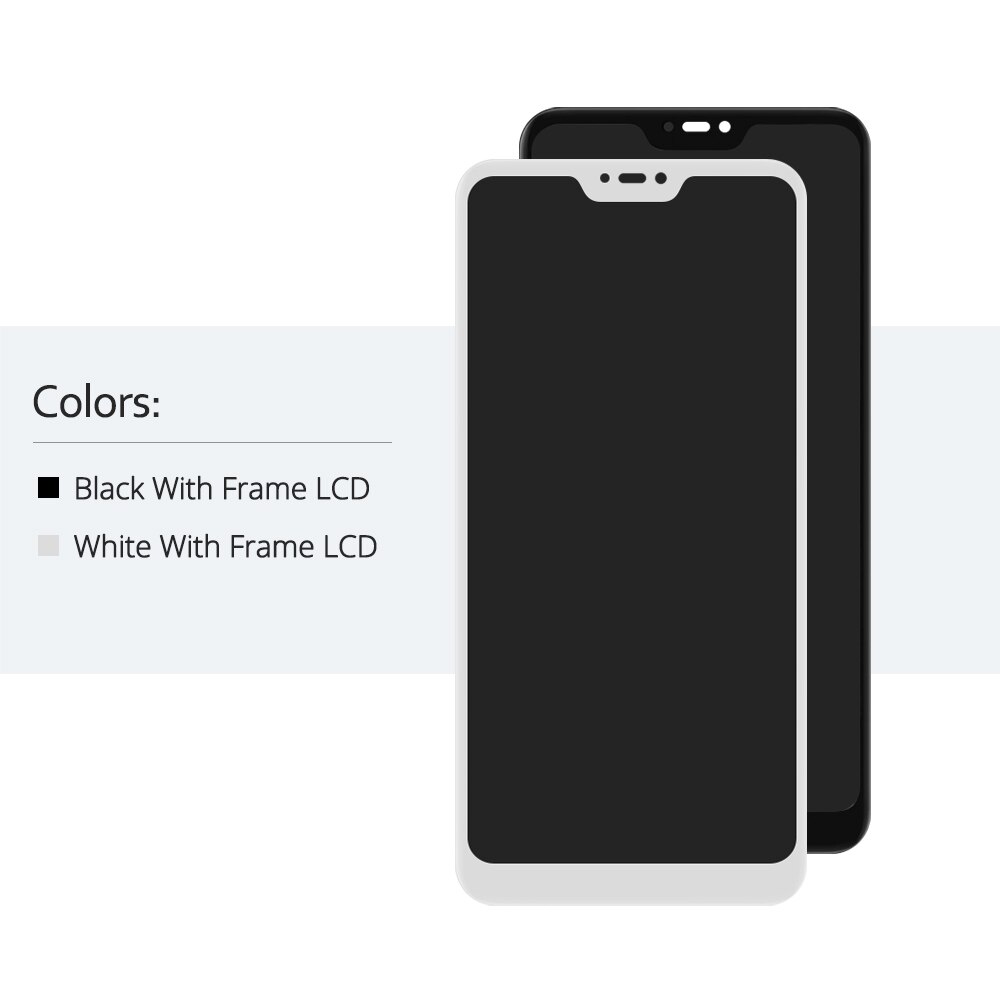 Pantalla LCD Original de 5,84 pulgadas para Xiaomi Mi A2 Lite, repuesto de pantalla táctil con marco digitalizador, para Xiaomi MiA2 Lite
