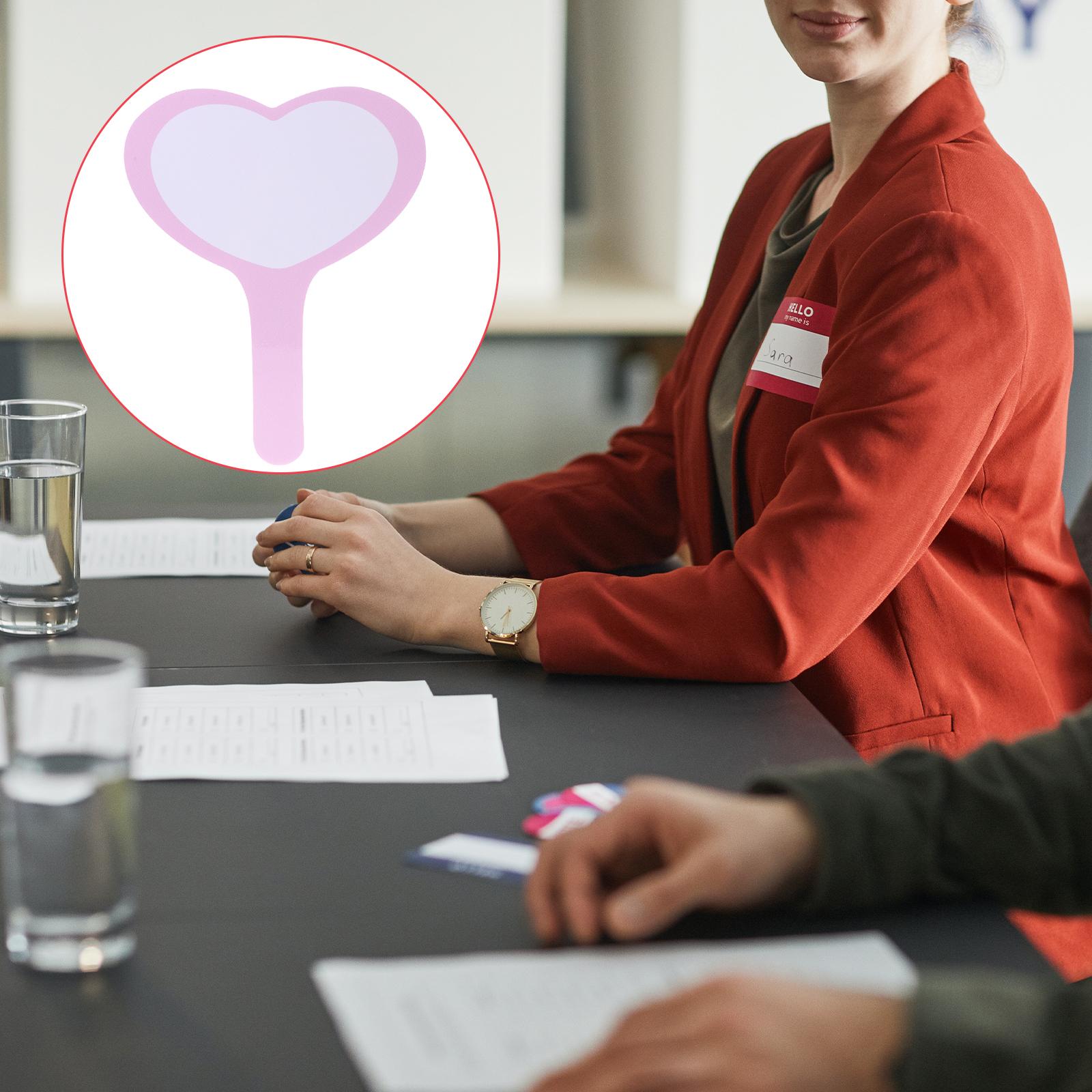 Scoreboard Whiteboard Handheld Small Dry Erase Boards Manual Paddle Foam Student Heart Shaped