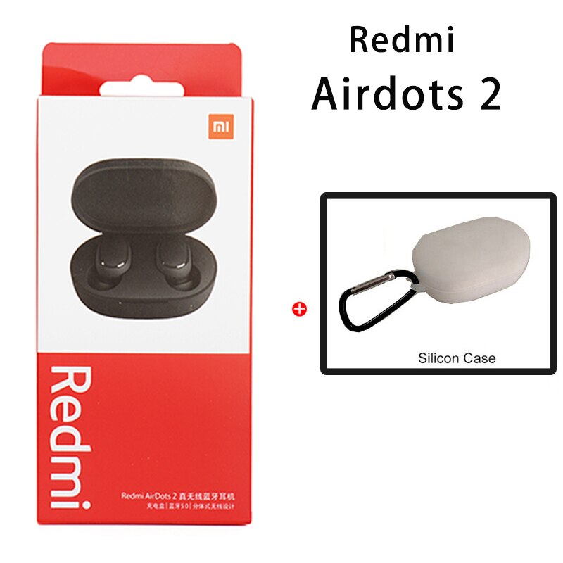 Xiaomi Redmi Airdots 2 Ohrhörer Wahre Drahtlose Kopfhörer Bluetooth 5,0 Headset Mit Mic Lade Kopfhörer In-Ohr stereo bass: Airdots 2white