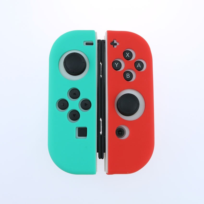 ChengHaoRan Gomma di Silicone Della Pelle Della Copertura di Caso Per Nintendo NS Interruttore Gioia Con Controller Per NX Joycon Anti-slittamento Morbido caso: No.61