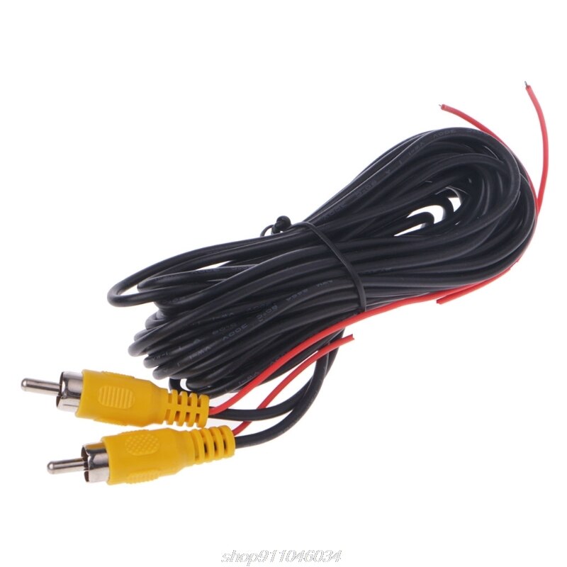 RCA Male To Male AUX Video AV Cable For Car Rear Camera DVD Player TV Box N16 20