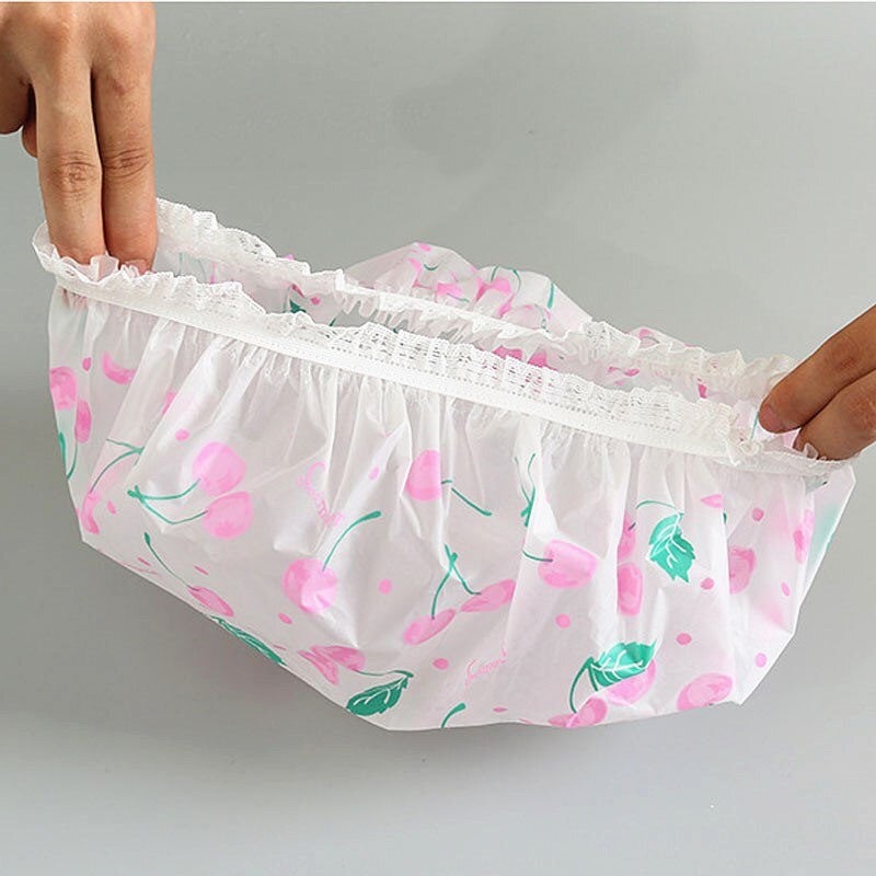 Waterproof Shower Cap Elastic Thicken Bathing Cap Bathing Hat For Women Spa Bathing Hair Salon Bathroom Shower Cap