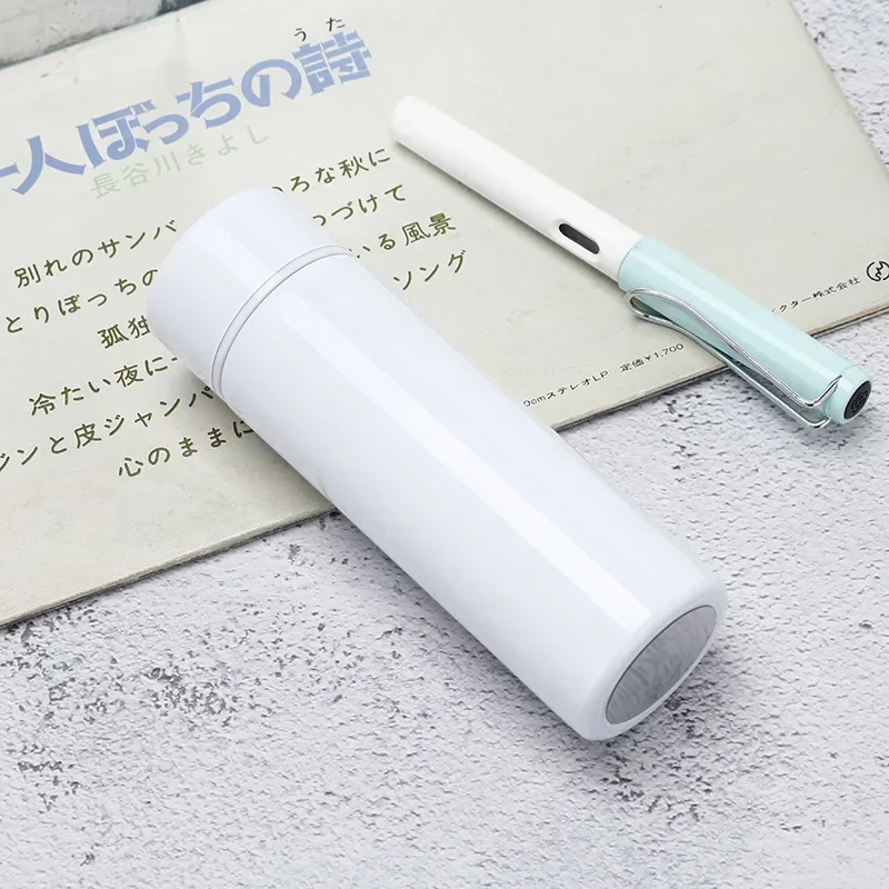 150ml mini termos butelka na kawę termosy kubek mała pojemność przenośna butelka na wodę ze stali nierdzewnej termosy: Jasno szary