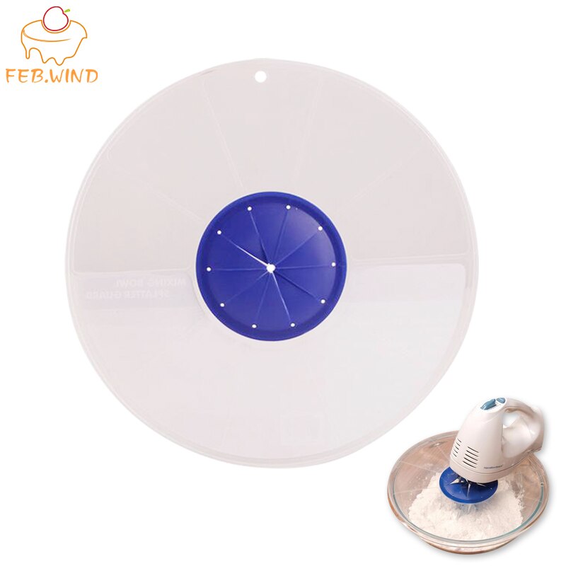 12 Inch Plastic Mixing Bowl Splatter Guard Fits Most Hand And Electric Mixer Splatter Guard Kitchen Accessories 198