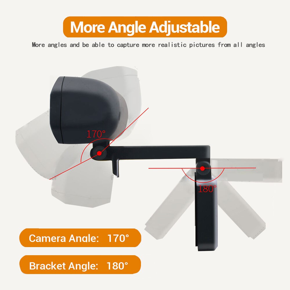 1080P HD Webcam Built-in Microphone Smart Web Camera USB Computer Webcam for Conference Video Online Class Live Teaching