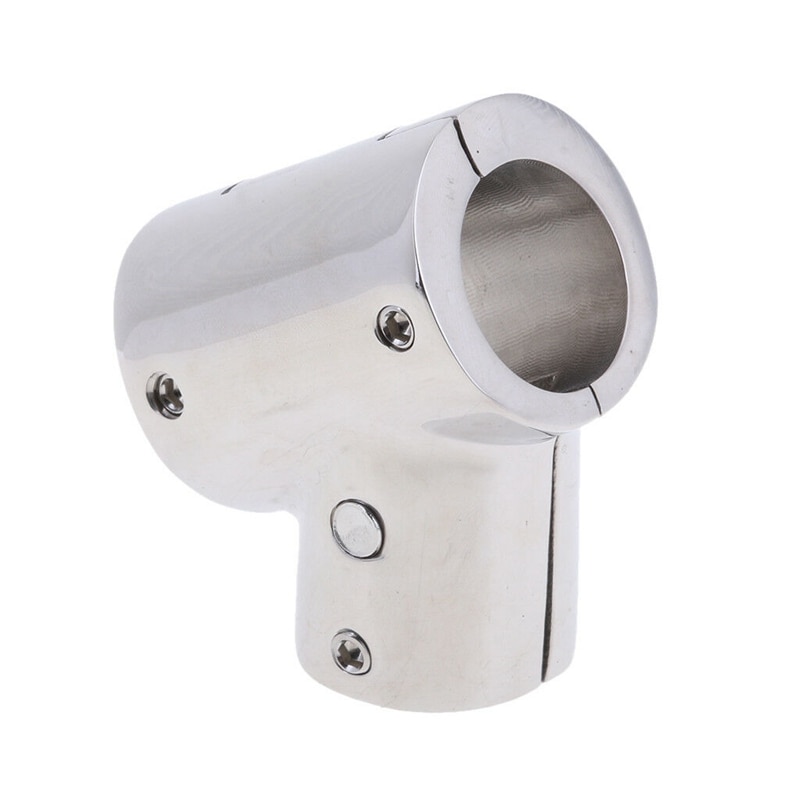 Boat Hand Rail Fitting 25mm 60 Degree Tee 316 Stainless Steel Tee Fitting for Marine RV Yacht Boat Accessories Marine