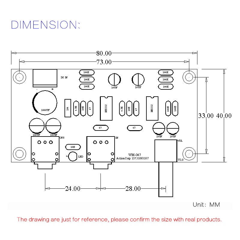 HIFI 47 Earphone Amplifier 2 Channel Headphone Amplifier 47 Amplifier Dc Single Power Version(Finished Product)