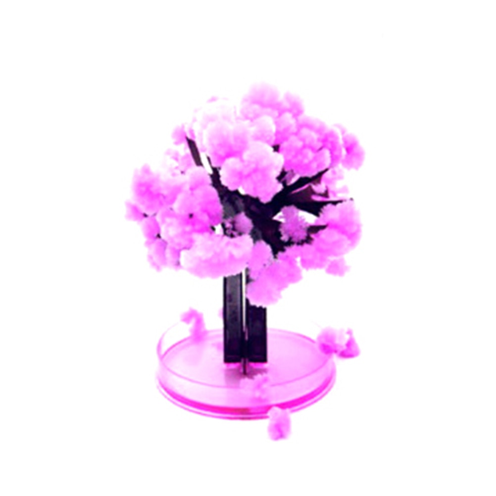 12*8cm fabriqué au japon rose magiquement décoratif croissant arbres de papier magique japonais Sakura arbre