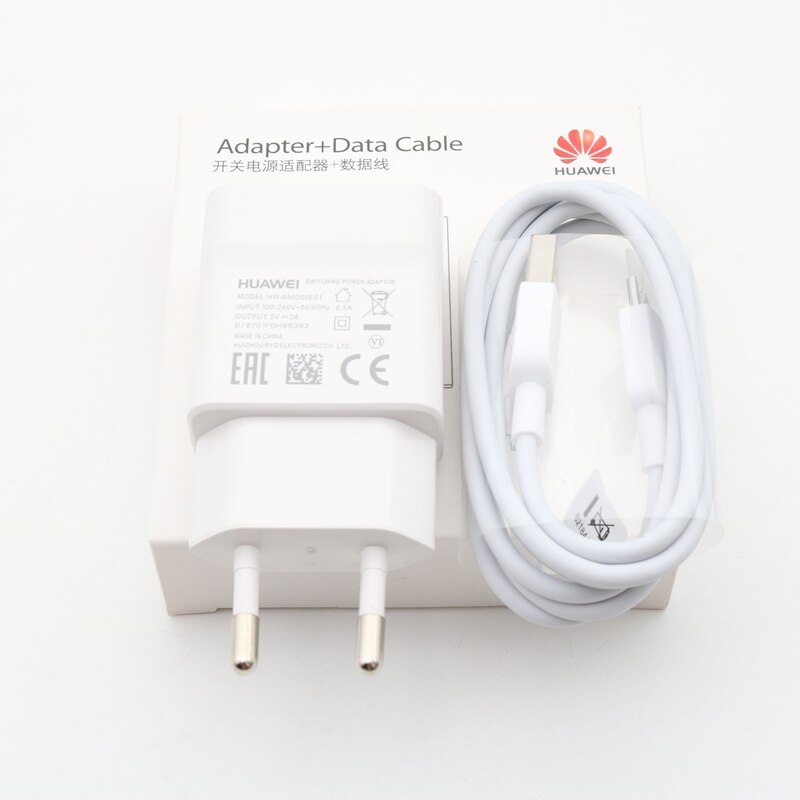 Original huawei  p10 lite lader 5 v 2a eu/us plugg ladeadapter mikrokabel for honor 8x 7x y5 y6 y7 y9 p smart  p8 p9 lite mate