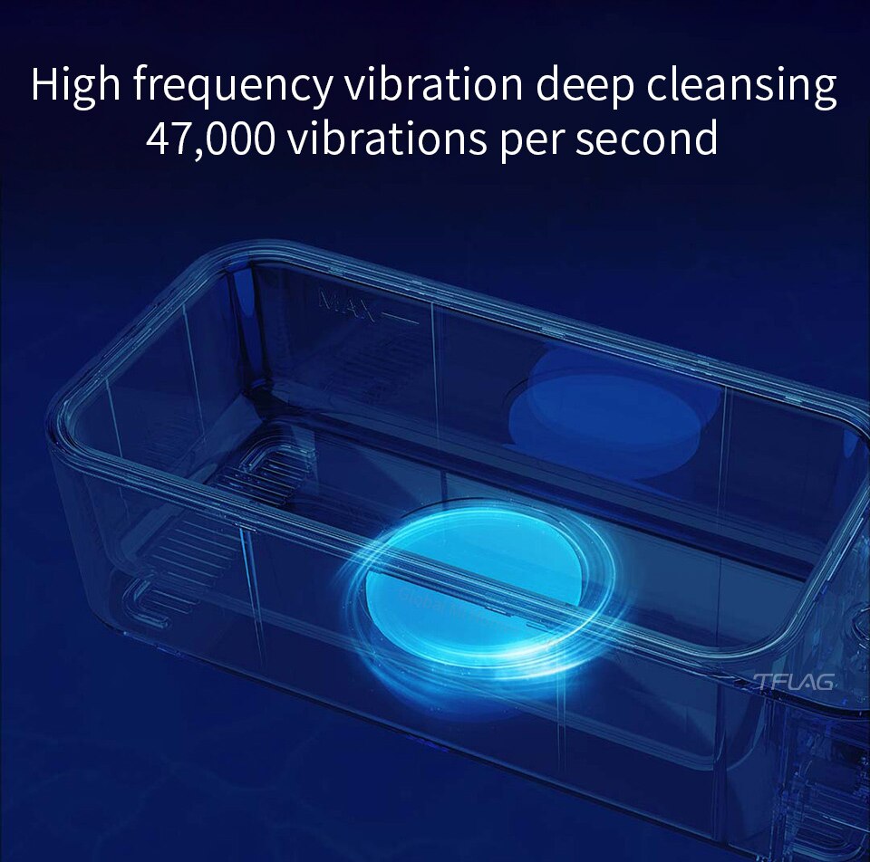 Lofans CS-602 Ultrasonic Cleaning Machine High Frequency Vibration Wash Cleaner Washing Jewelry Glasses Watch