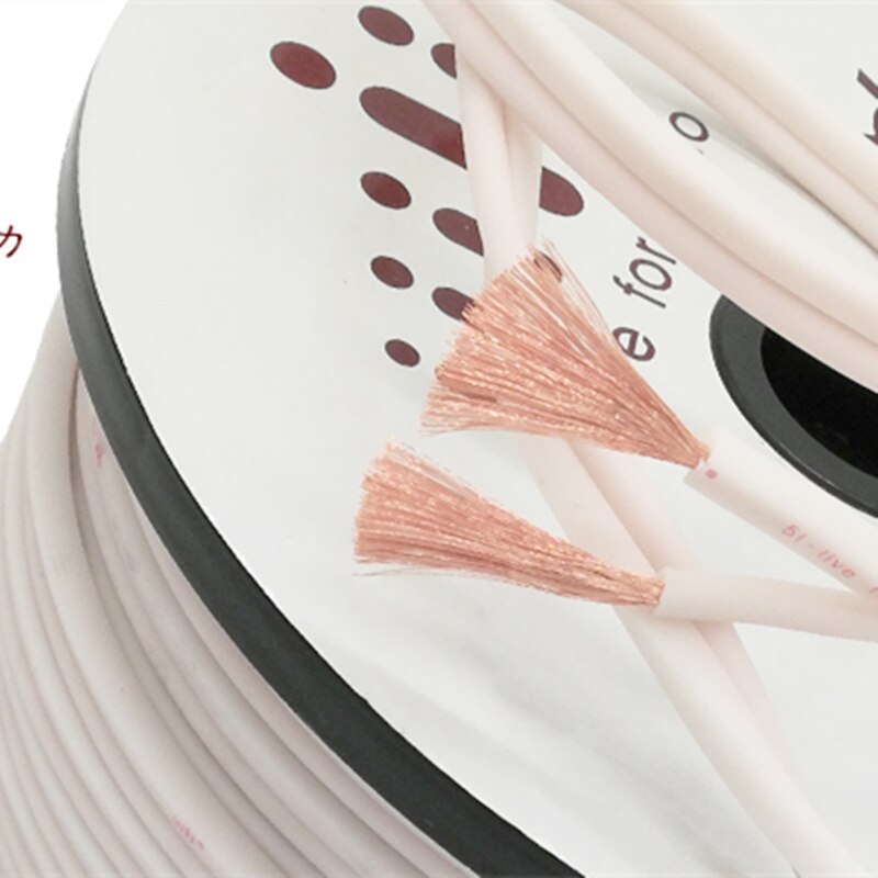 Speaker Cable 12/16/18 Car Audio Standard Oxygen-free Copper Pure Copper Speaker Cable To Connect The Car Amplifier Subwoofer