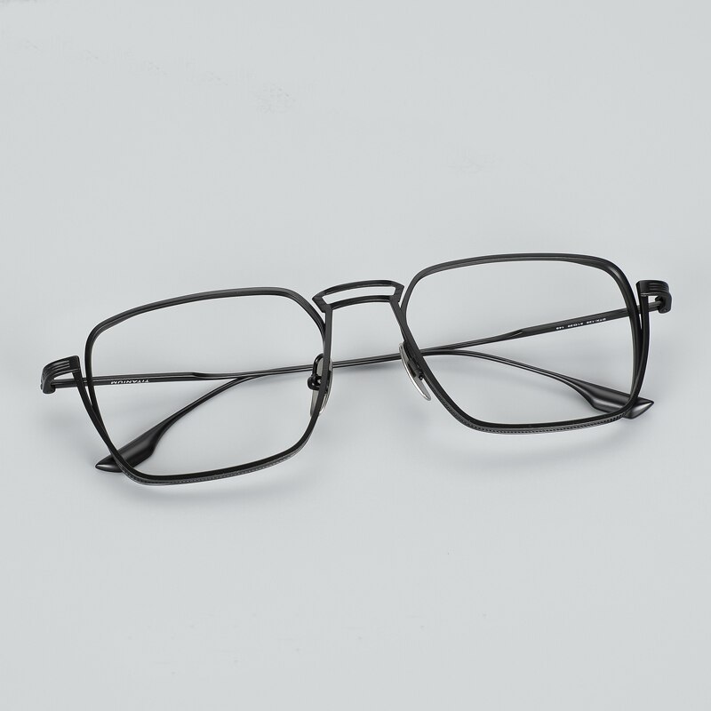 Montura de gafas rectangulares Vintage para hombre y mujer, lentes ópticas para miopía, gafas de lectura de , de de
