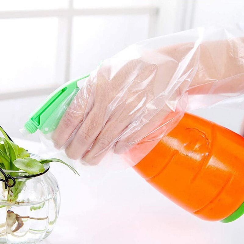 200 Wegwerp Transparante Plastic Handschoenen, Latex, Voedsel Voorbereiding Veiligheid Handschoenen, Geschikt Voor Koken, voedsel Verwerking, Ga