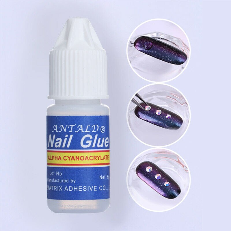1Pcs Steentjes Nep Nagels Lijm Sneldrogende Acryl Uv Gel French Manicure Valse Nail Art Lijm 3D Diy Tips decoraties Lijm