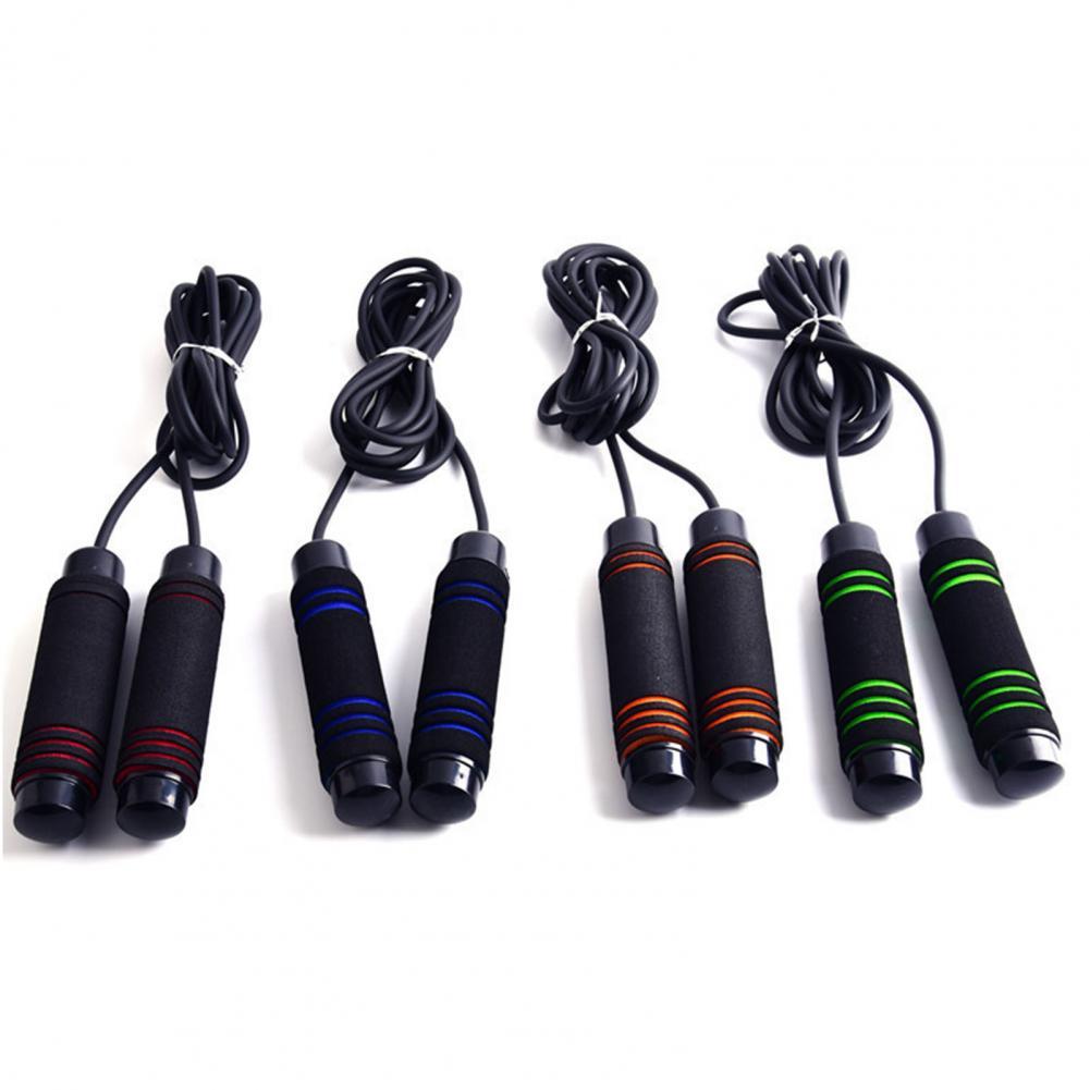 Rubberen Handvat Jump Rope Skipping Verstelbare Bodybuilding Oefening Fitness Tool