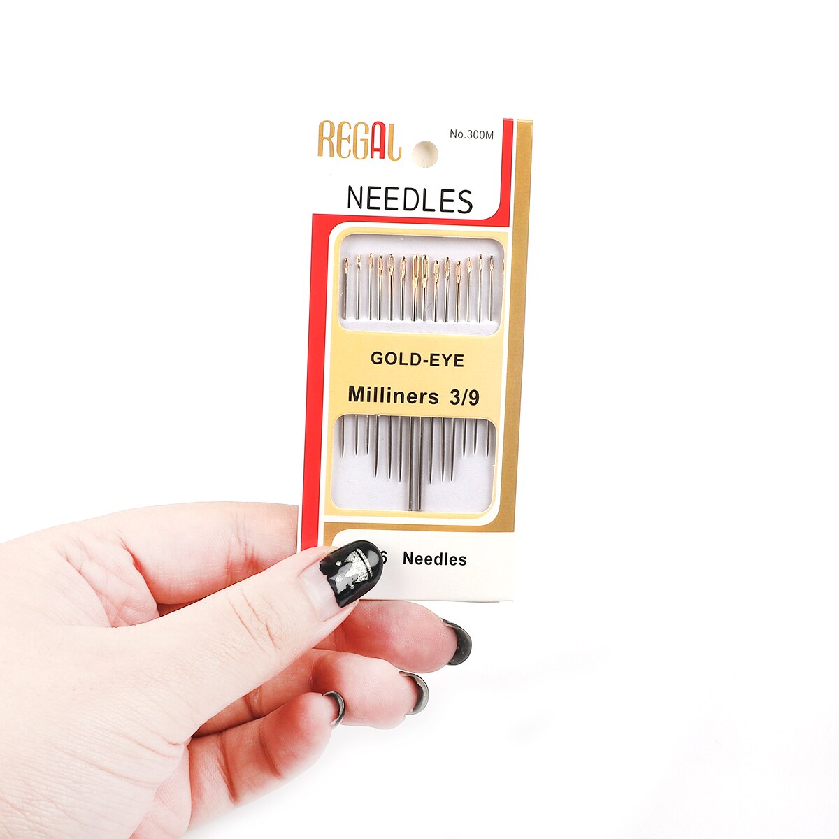 16Pcs Multi-Size Stainless Steel Sewing Needle Hand Stitch Needle Cross Stitch Needle Home Apparel Sewing Accessories