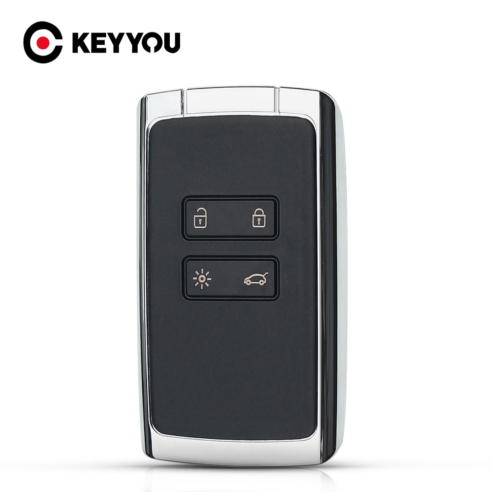 KEYYOU For Renault Key Shell For Renault Megane 4 Talisman 5 Espace 5 Kadjar 4 Buttons Replacement Car Key Shell