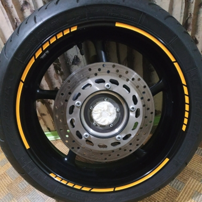 Pegatinas para rueda de motocicleta, calcomanías reflectantes de 17/18 pulgadas para Vespa Sprint, accesorios Er6n Ktm 1290, Super Adventure