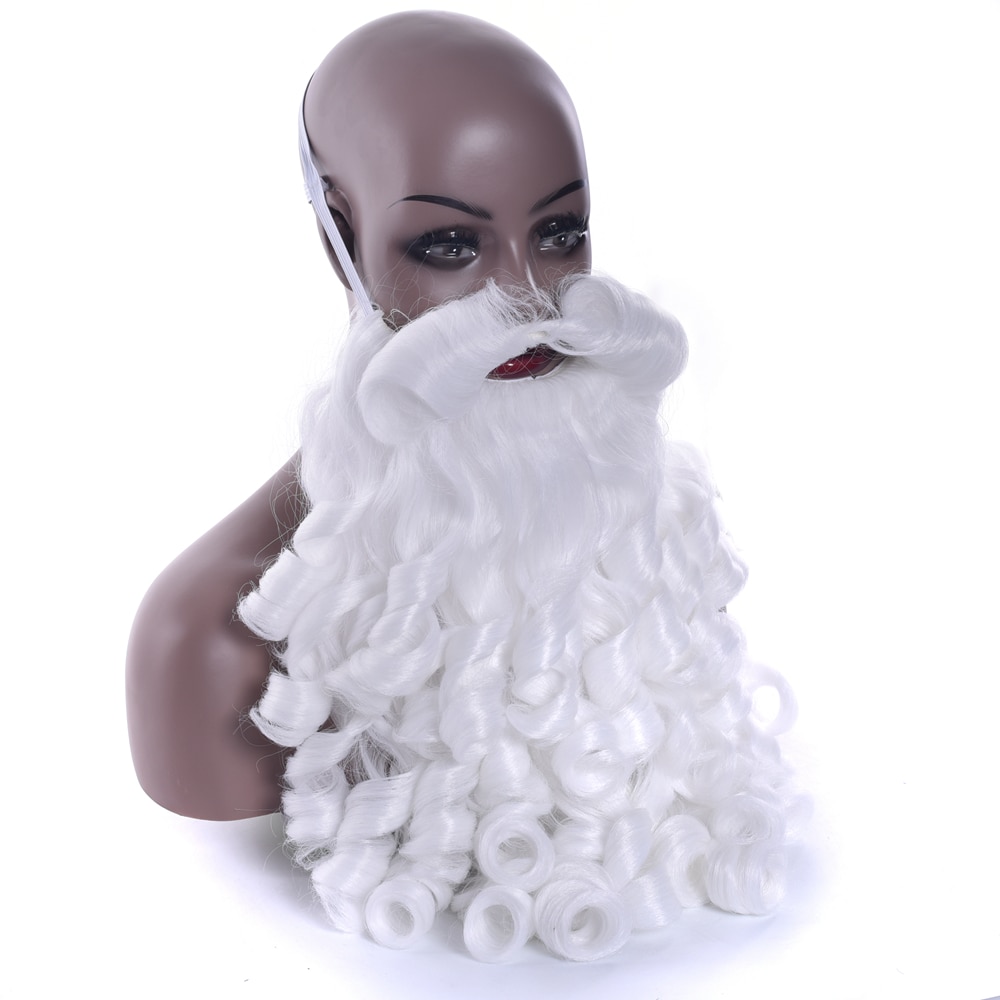 IMISSU Christmas Costume Santa Claus Wig and Beard... – Grandado