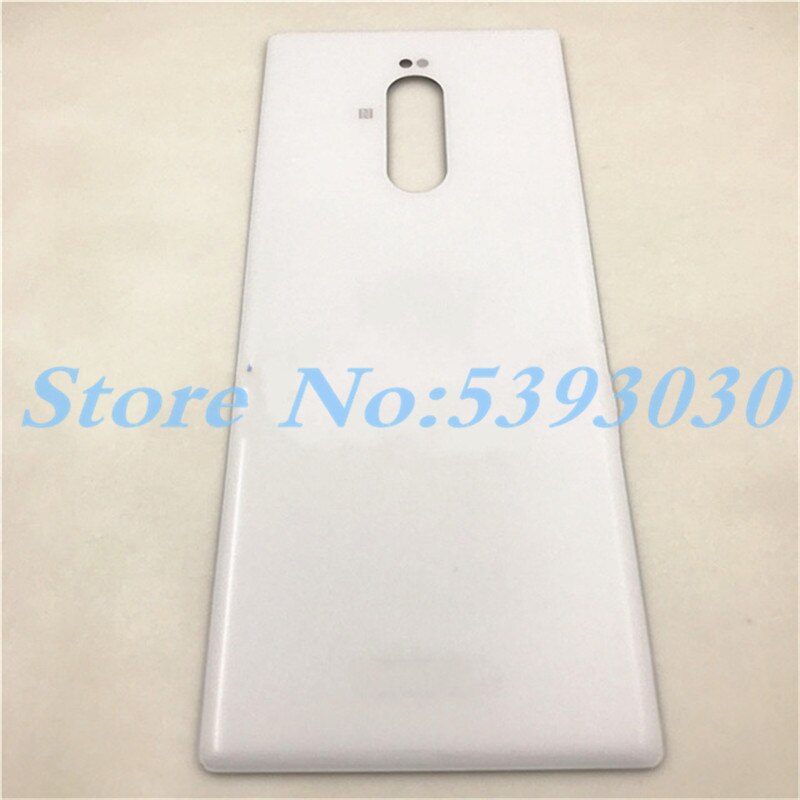 Originele Voor Sony Xperia 1 XZ4 J8110 J8170 J9110 Glas Terug Batterij Cover Achterdeur Terug Case Behuizing Case reparatie Onderdelen: White