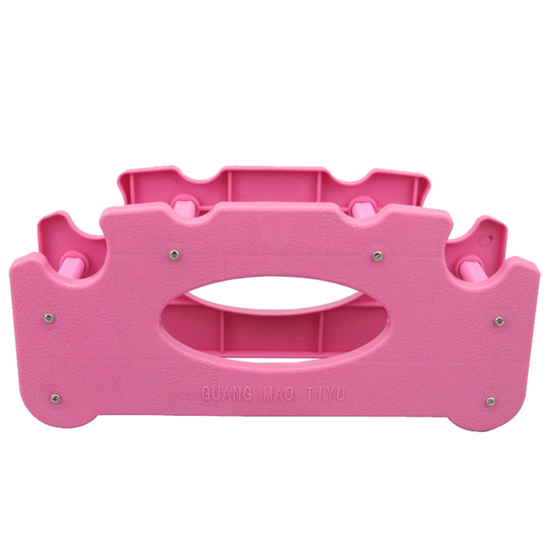 AD-Small Gym Dumbbell Rack Standing Bracket Dumbbell Floor Bracket Home Fitness Accessories: Red