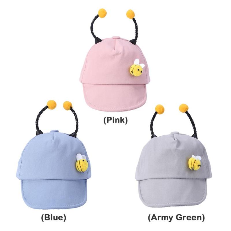 Cotton Stylish Warm Hat Sun Hat Protective Baby Summer Children Kids Soft Brim Detachable Outdoor Cap for Boys Girl