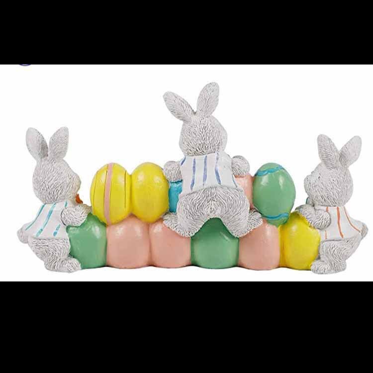 Easter Cute Craft Rabbit Spring Desk Decorations Home Decor Festive Supplies Bedroom Resin Decoration
