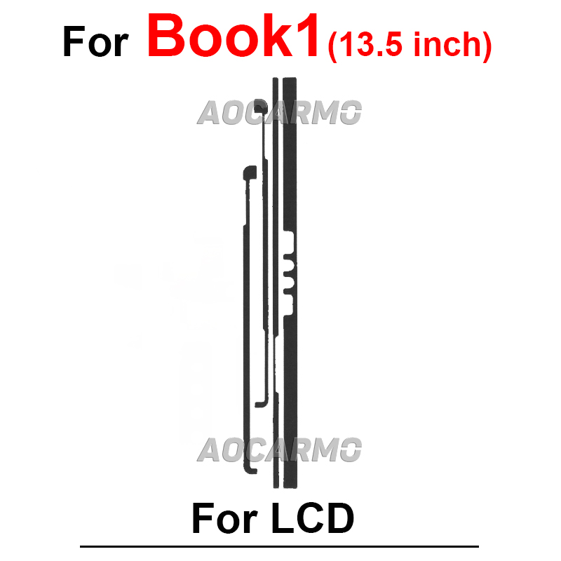 Do Surface Pro 3 4 5 6 7 GO1 GO2 Book 1 3 Book2 Book3 13,5 15 cali Przedni klej samoprzylepny Naklejka na wyświetlacz LCD Pro4 Pro5 Pro7 Pro9: green