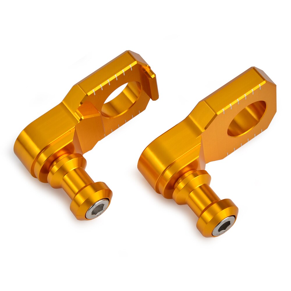 CNC Racing Axle Block Slider Swingarm Spools Chain Adjuster For Kawasaki ZX10R ZX6R