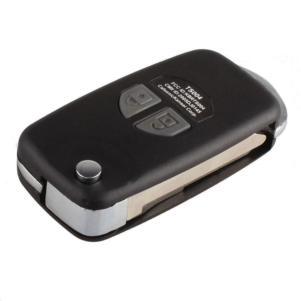 Funda plegable para mando a distancia de coche, carcasa de 2 botones para suzuk-i SX4 Swift, novedad de 60%: Default Title