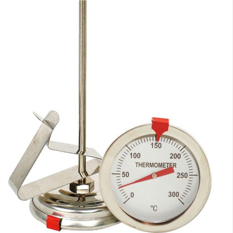 Rustfrit stål sonde termometer måler til bbq kød olie mad køkken ovn madlavningsværktøj